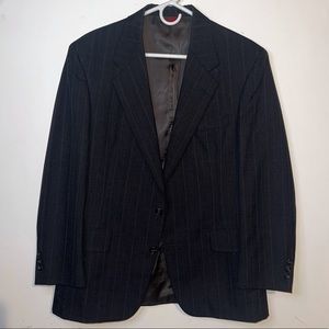 Christian Dior Black PinStripe Wool Suit Jacket Sports Coat